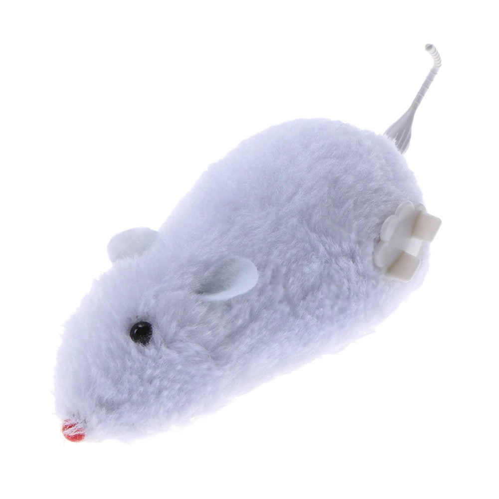 Kitten Clockwork Spring Mouse Plush