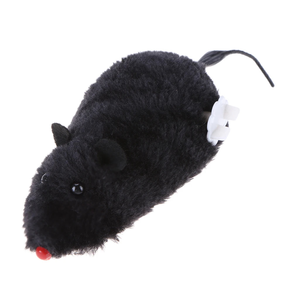 Kitten Clockwork Spring Mouse Plush