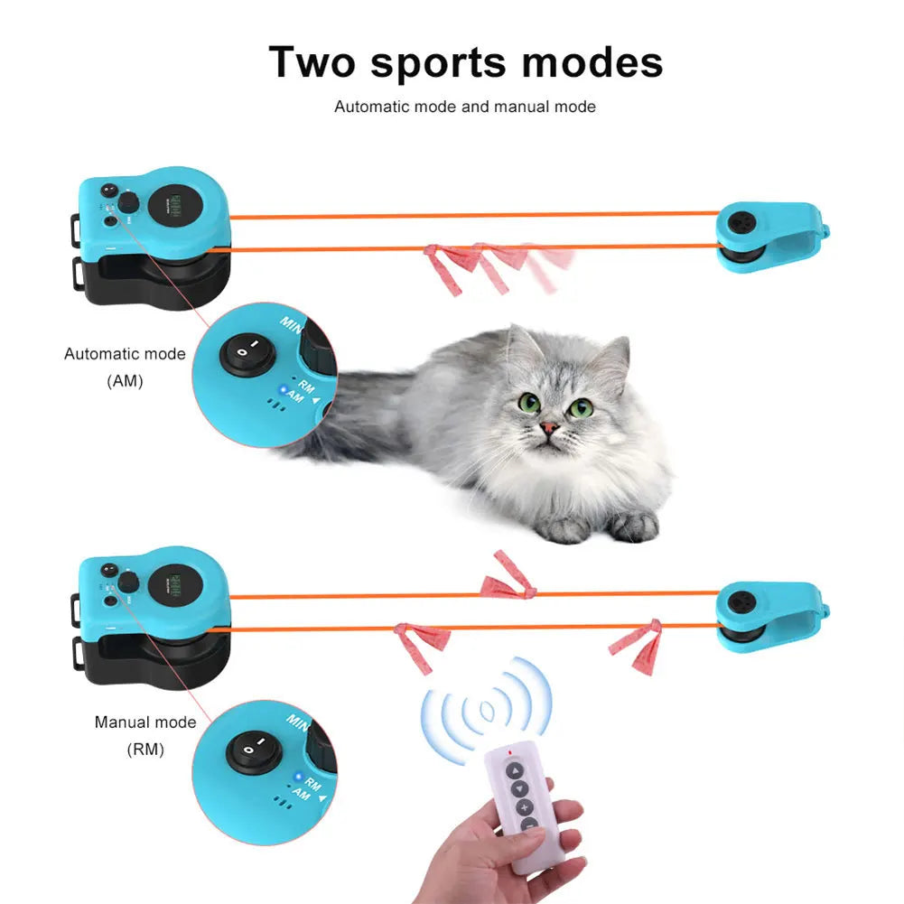 Interactive Cat Toy Chase Run