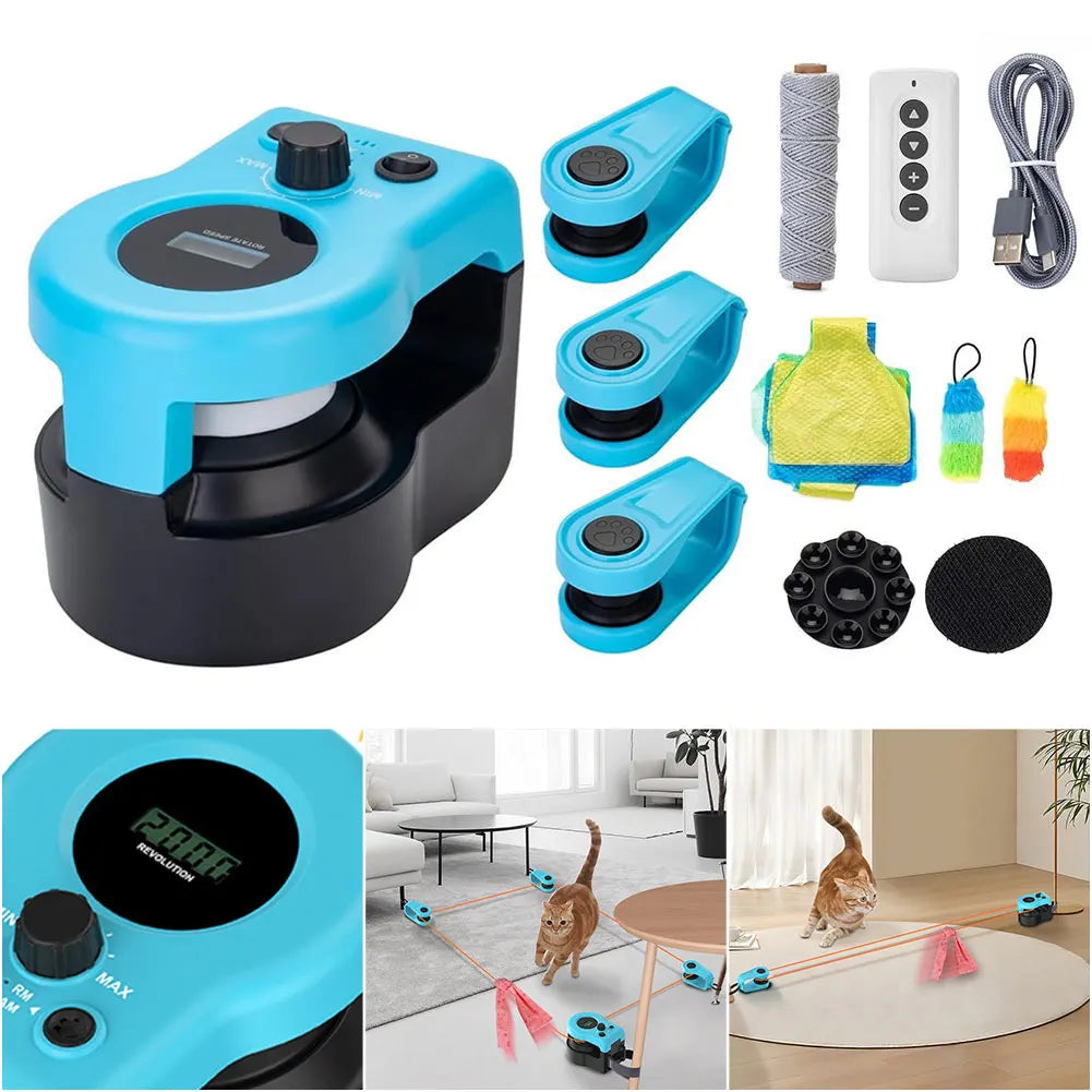 Interactive Cat Toy Chase Run