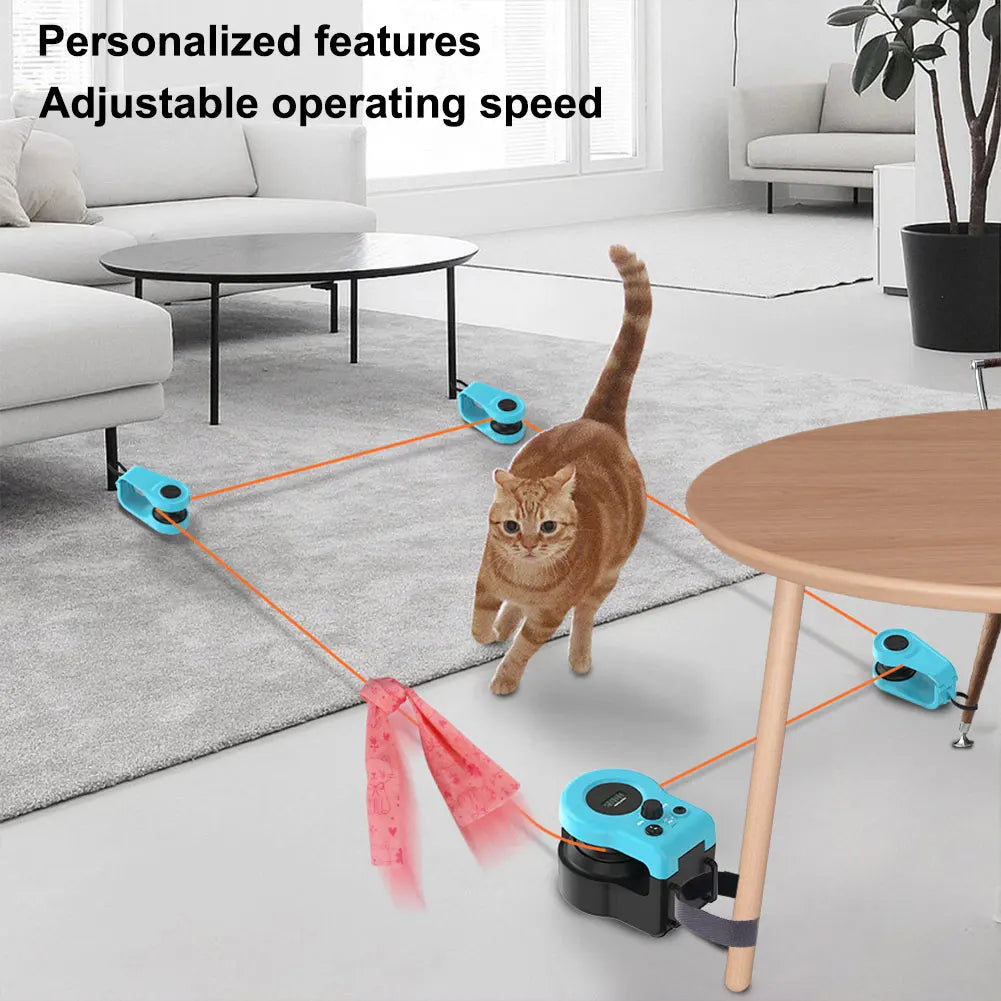 Interactive Cat Toy Chase Run