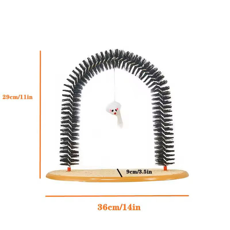 Toy arch self groom