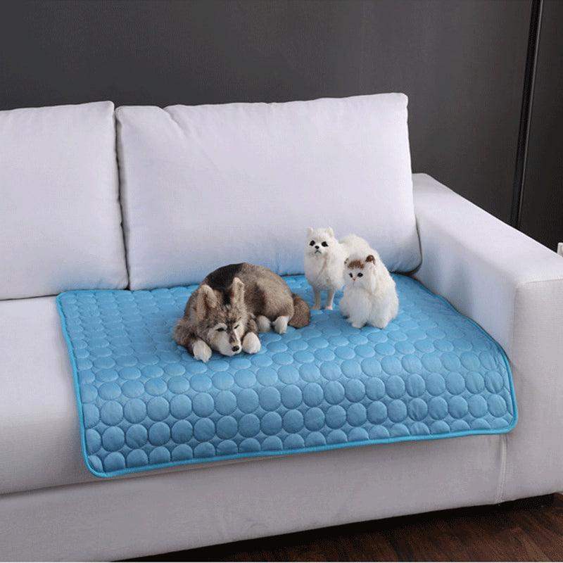 Pressure-activated cooling mat giving a dog or cat a cool place to lie down — view 4