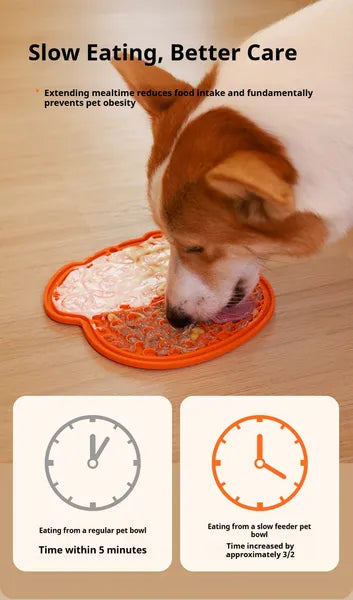 Calming suction lick mat and slow feeder for dogs and cats — view 3