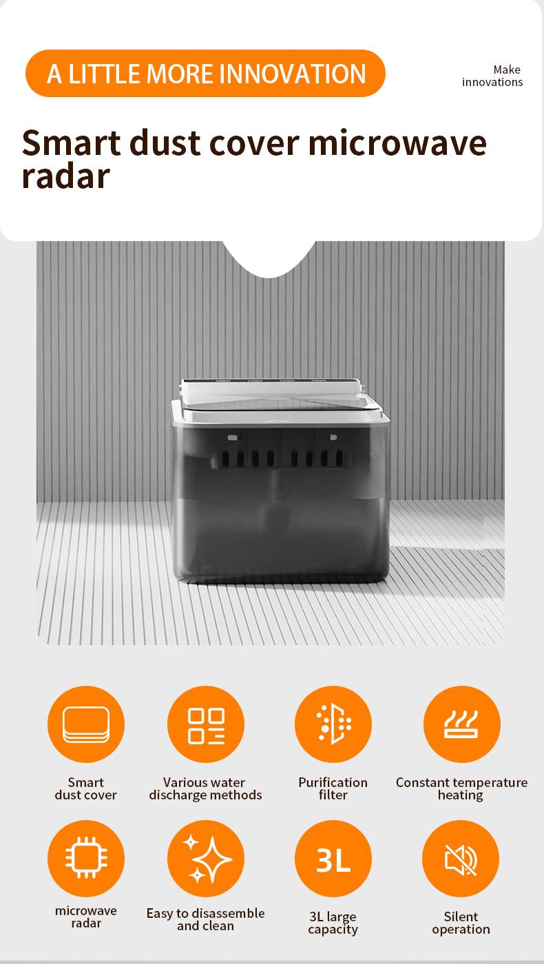Pet water fountain sensor mode
