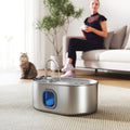 Pet water fountain front view