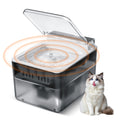 Wireless stainless steel pet water fountain