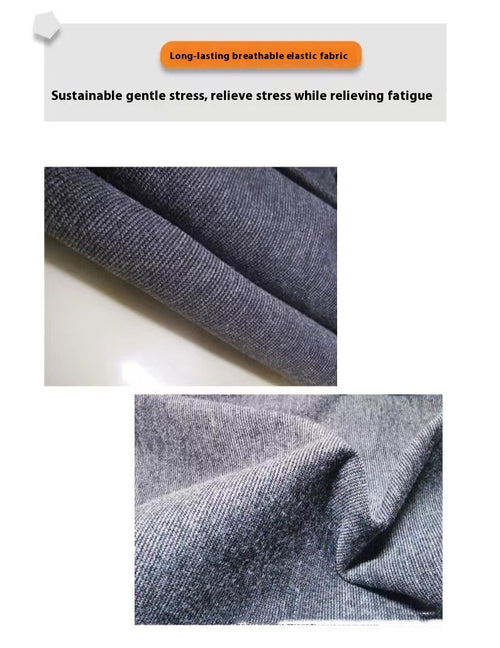 Calming pressure anxiety jacket for dogs in heather grey — view 2