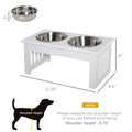 Elevated dog bowls dimensions