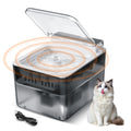 Motion-sensing pet fountain that starts flowing when a cat or dog comes close — view 4