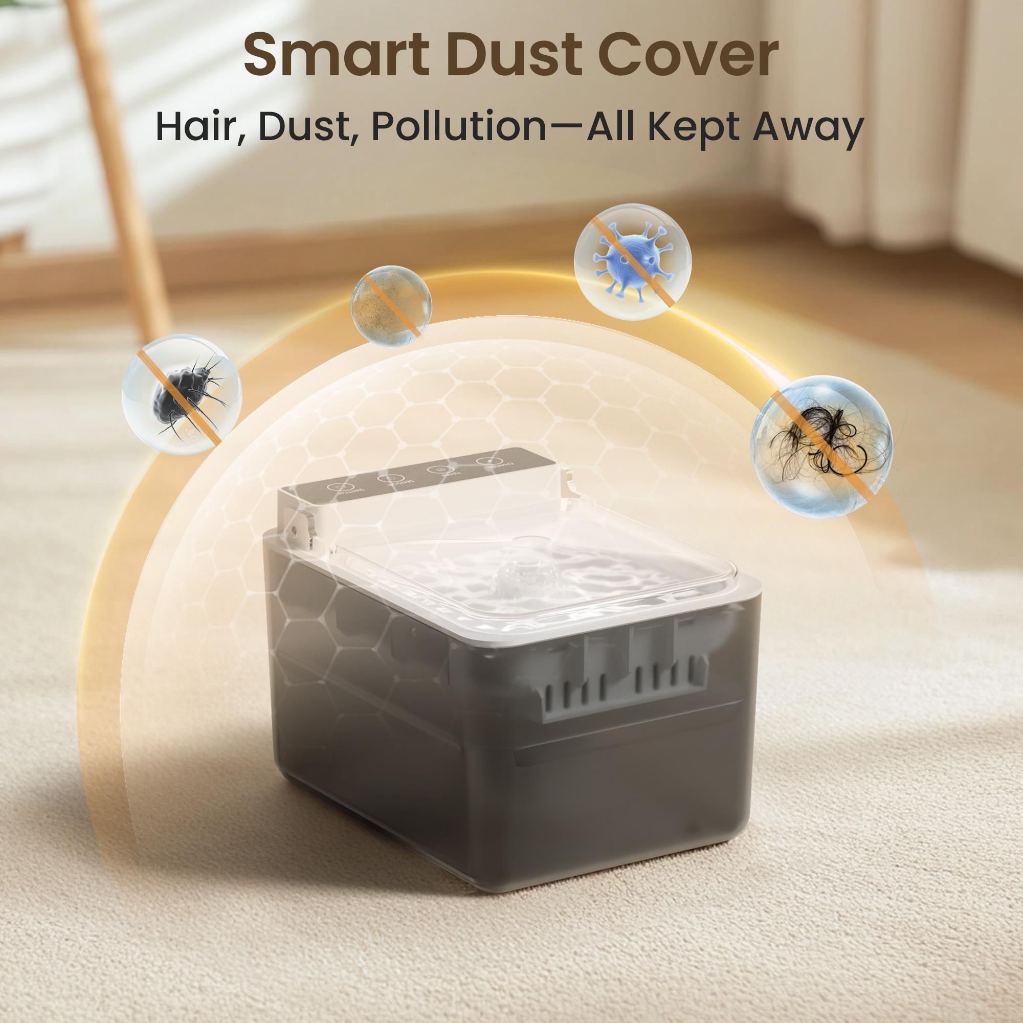Automatic sensing pet fountain — proximity sensor detail